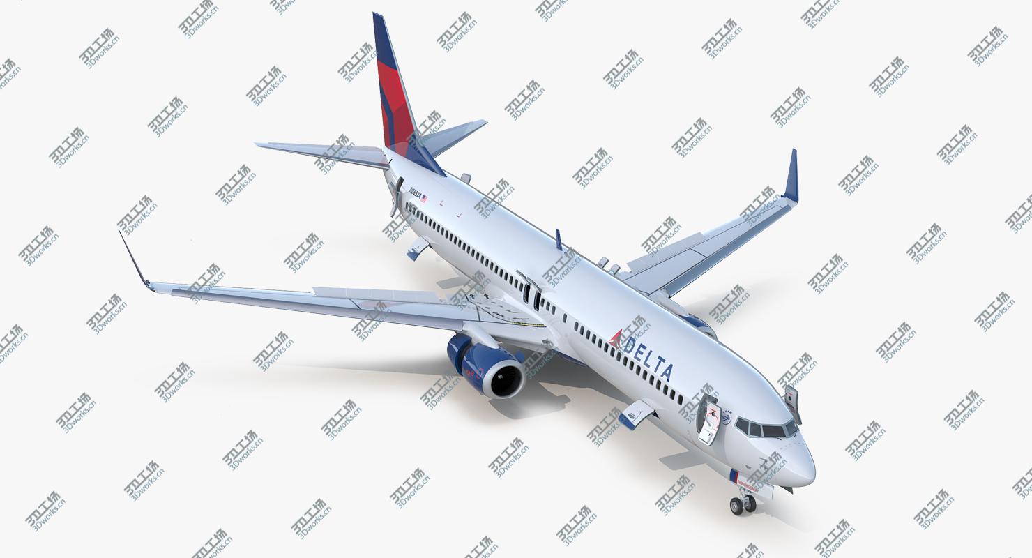 images/goods_img/2021040233/Boeing 737-900 ER Delta with Interior and Doors Rigged 3D model/2.jpg